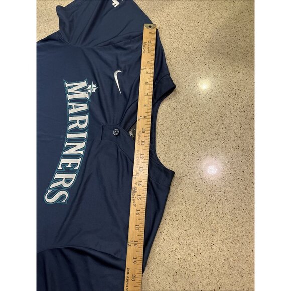 Nike Seattle Mariners Baseball Short Sleeve Shirt  Jersey Mens Large MLB - Picture 2 of 7